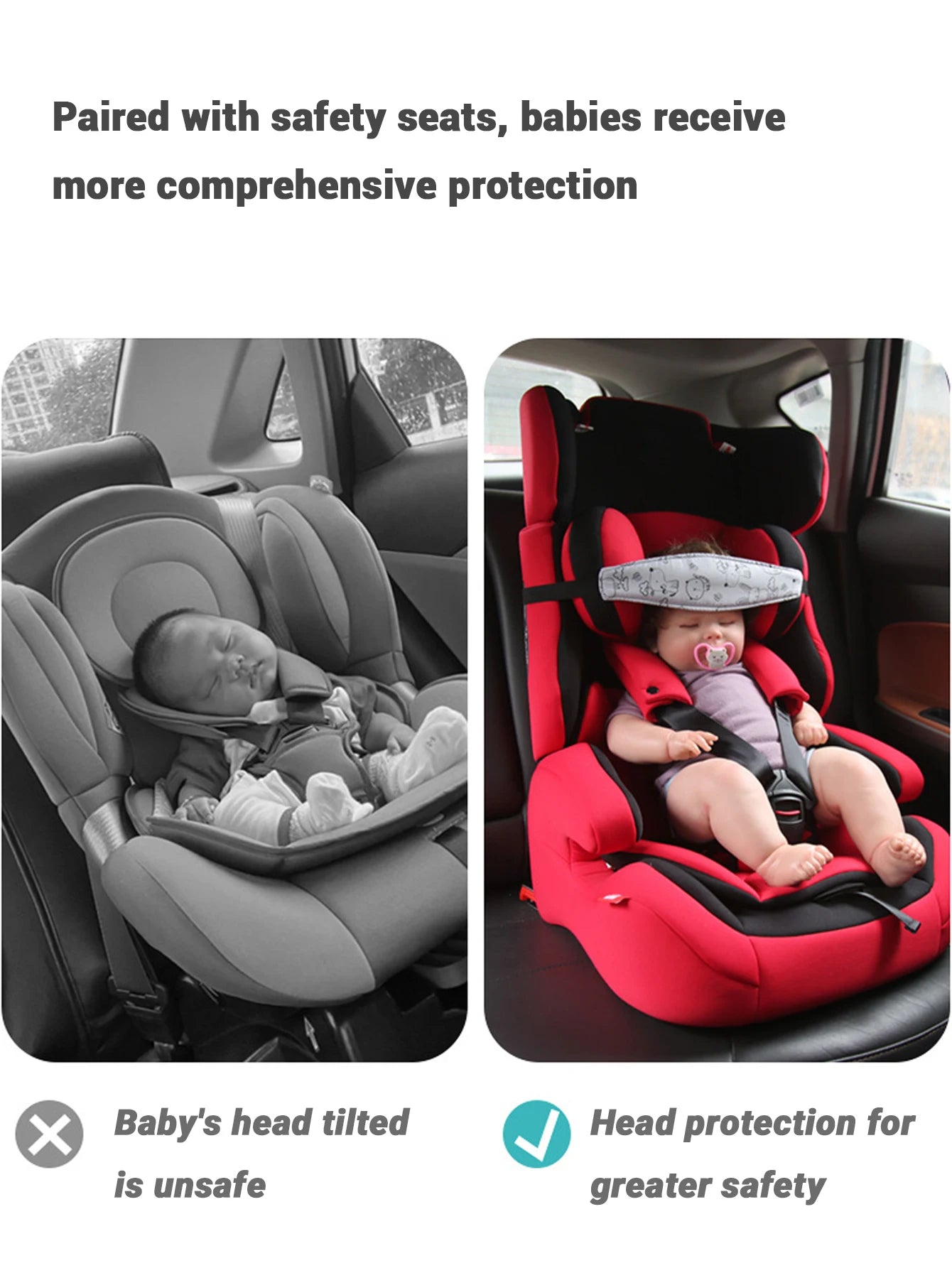 Baby Car Seat Head Support