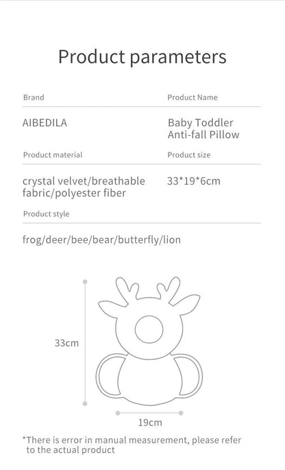 AIBEDILA Baby Head Protection Headrest Cushions for Babies Newborn Baby Care Things Gadgets Bedding Kids Security Pillows AB268